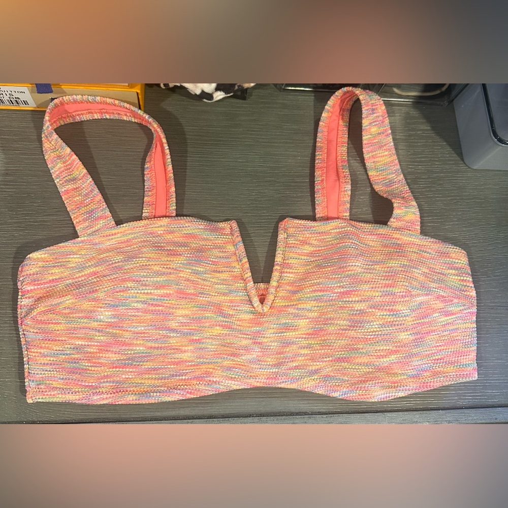 Aerie Bandeau Bikini Top Size Large - Picture 1 of 10